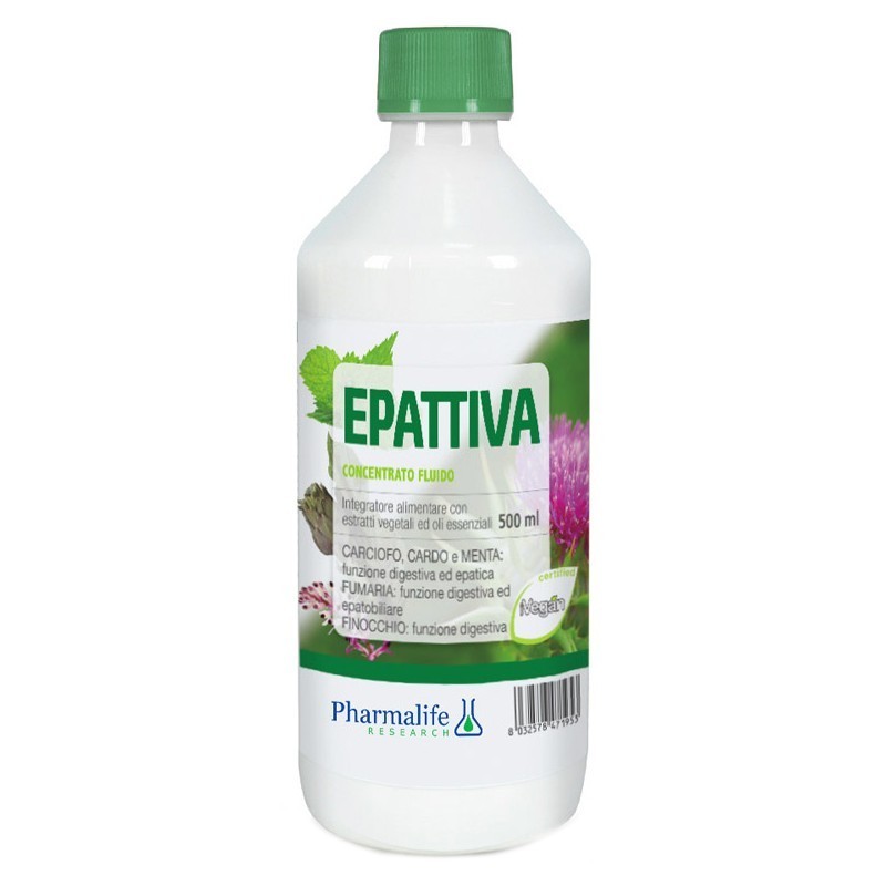 Epattiva Concentrato Fluido 500 ml - Integratore Depurativo