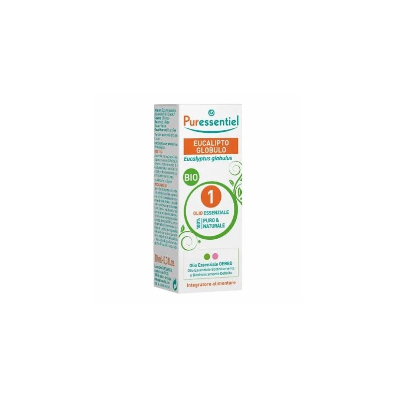 Eucalipto Globulo Puressentiel Bio 10 ml - Integratore per Vie Respiratorie