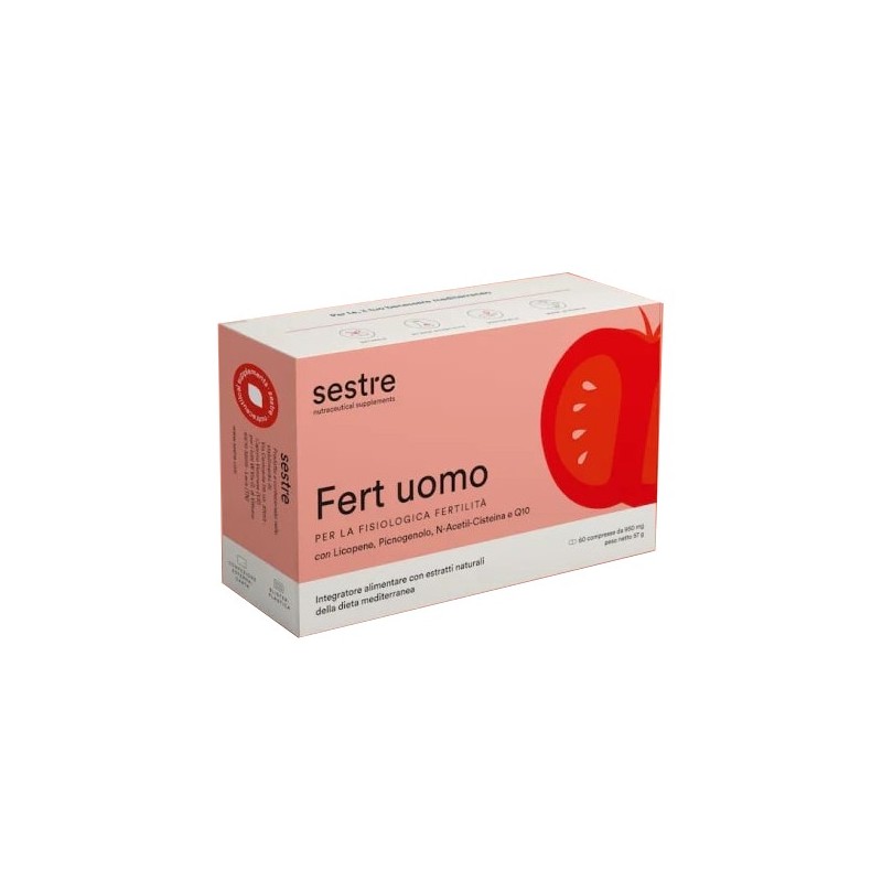 Fert Uomo Sestre 60 Compresse - Integratore per Infertilità Maschile