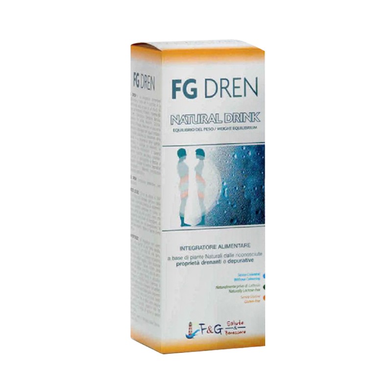 FG Dren 500 ml - Integratore per il Drenaggio dei Liquidi