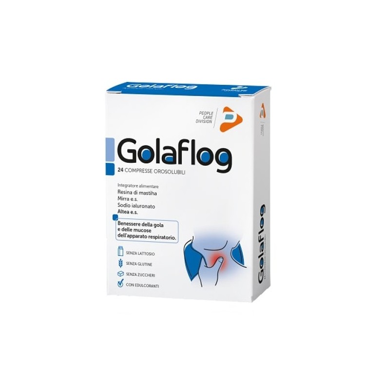 Golaflog 24 Compresse - Integratore per la gola