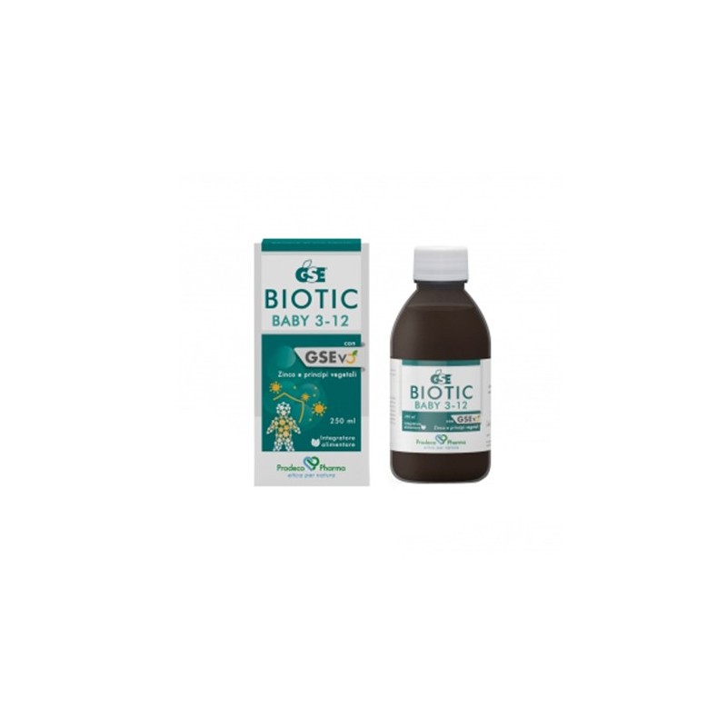 Biotic Baby 3-12 GSE - Integratore per Malesseri Stagionali 250 ml