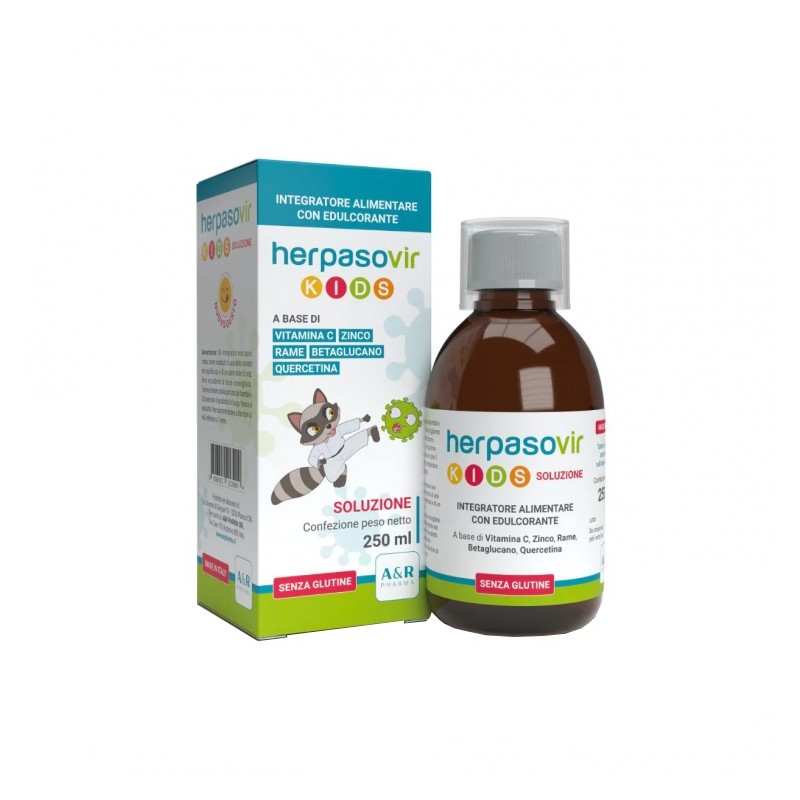 Herpasovir Kids 250 ml - Integratore per Difese Immunitarie