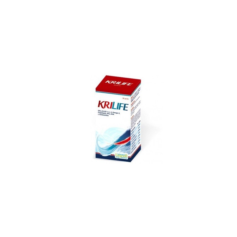 Krilife 30 Perle Laboratori Legren - Integratore per Apparato Cardiocircolatorio