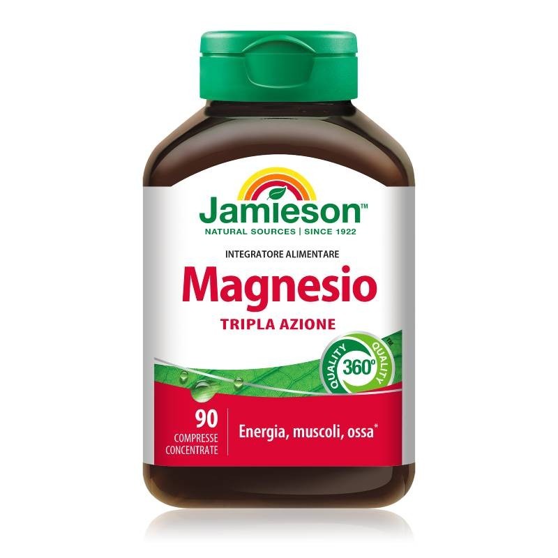 Magnesio Tripla Azione Jamieson 90 Compresse - Integratore di Magnesio