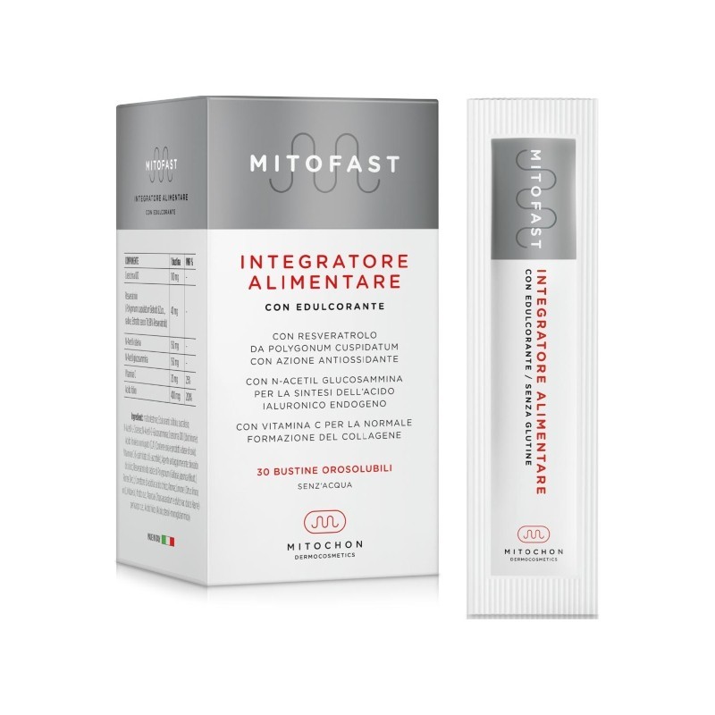 Mitofast 30 Bustine Orosolubili - Integratore Antiossidante