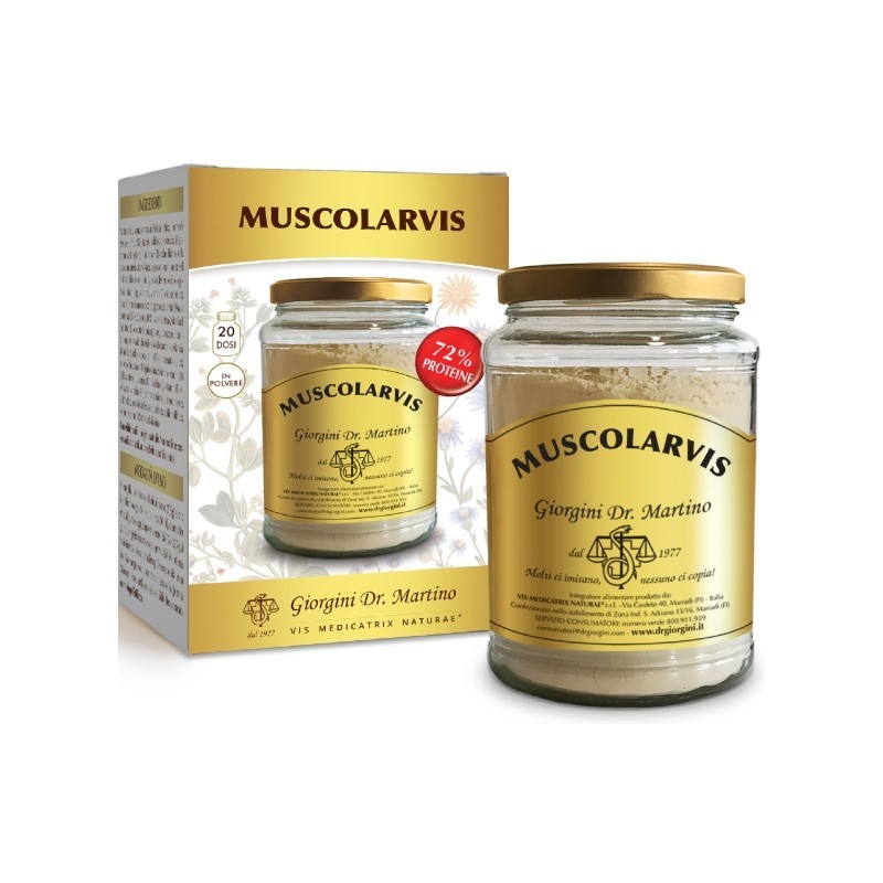 Muscolarvis Dr. Girogini 500 Grammi - Integratore di Proteine per Apparato Muscolare