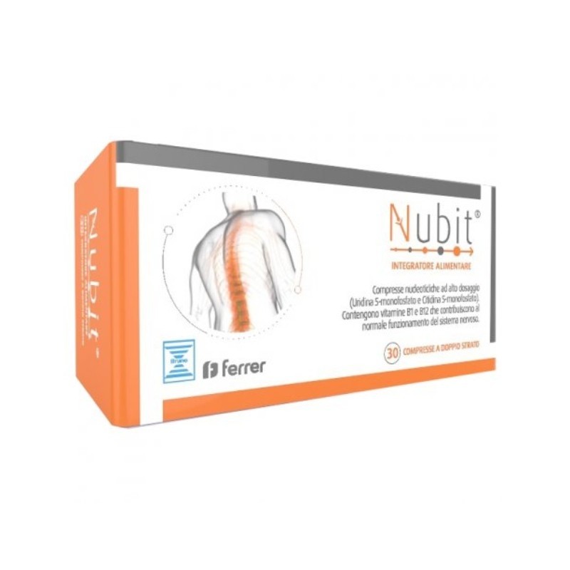 Nubit 30 Compresse - Integratore per Sistema Nervoso con Vitamina B