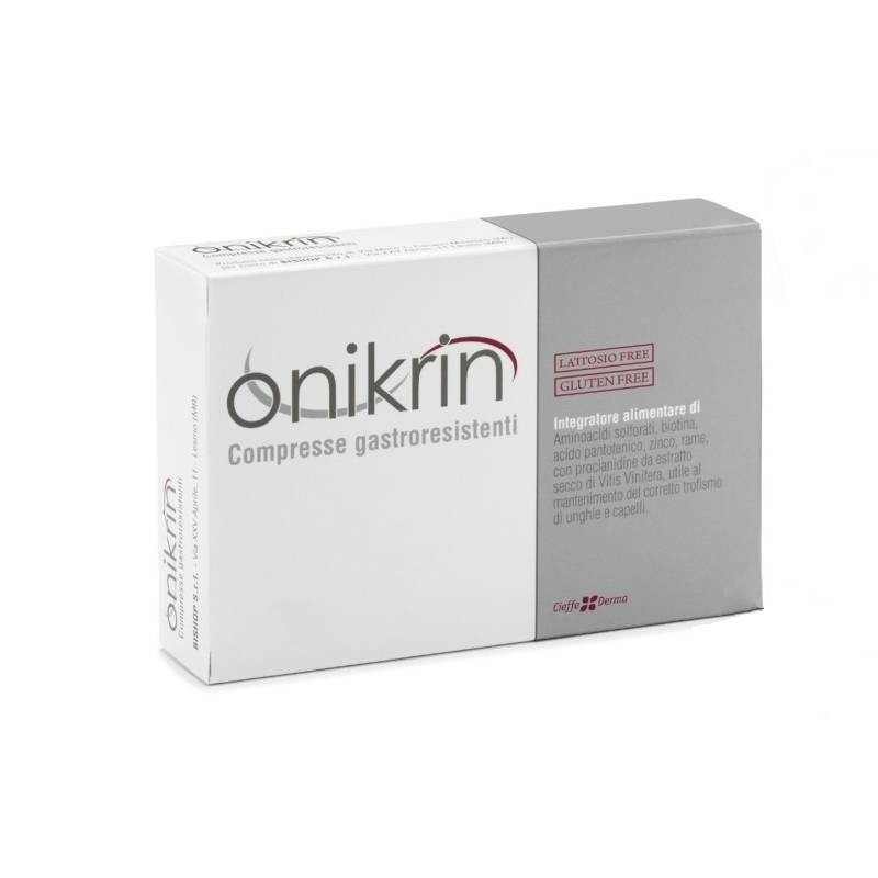 Onikrin 30-90 Compresse - Integratore per Capelli e Unghie Fragili