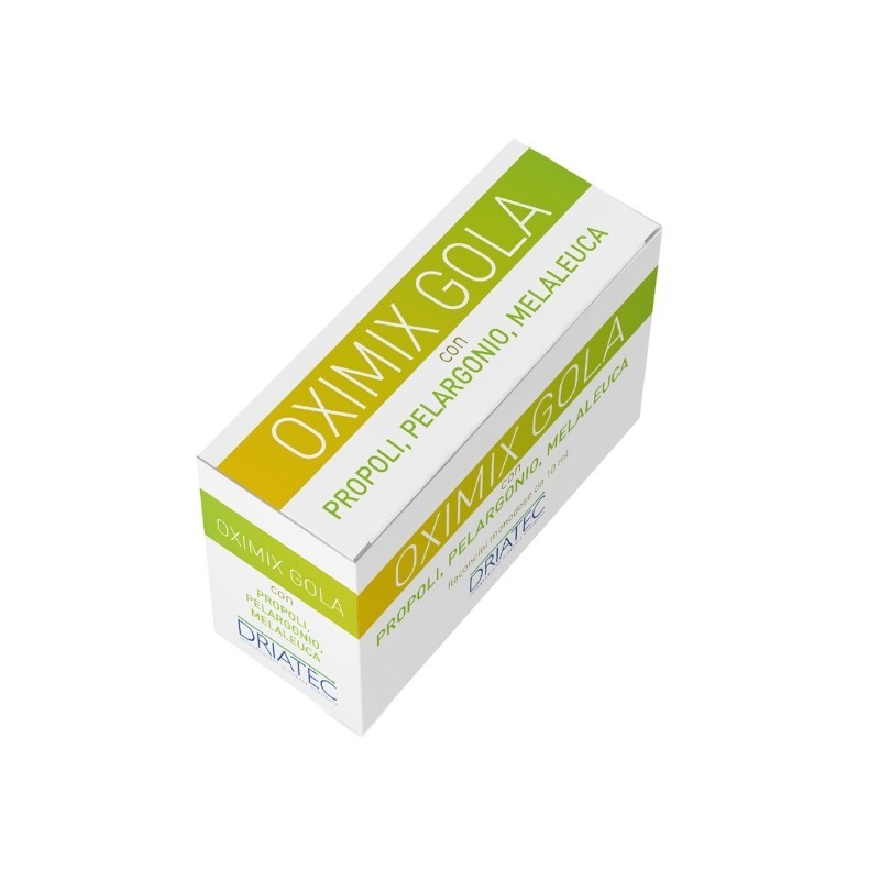 Oximix Gola Driatec 10 Flaconcini - Integratore per Vie Respiratorie