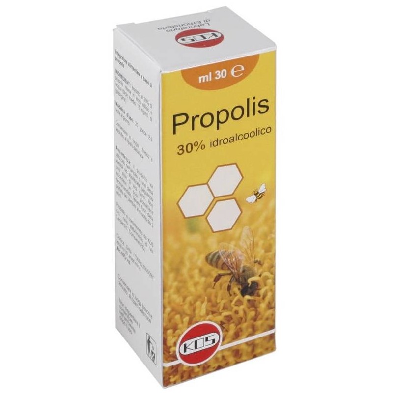 Propolis 30% Idroalcolico KOS 30 ml - Integratore per le Vie Respiratorie