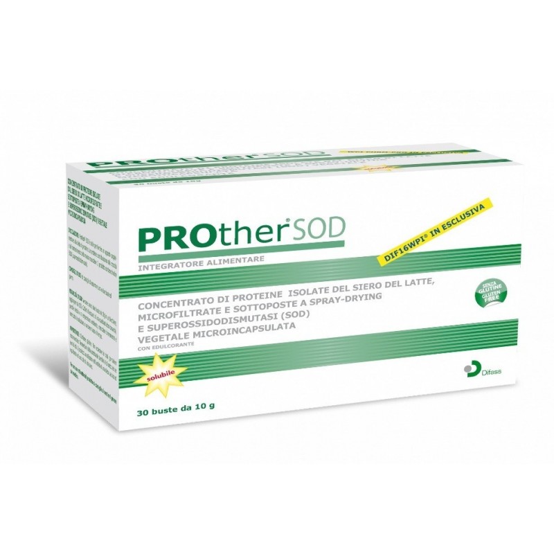Prother Sod 30 Bustine - Integratore di Proteine per Massa Muscolare