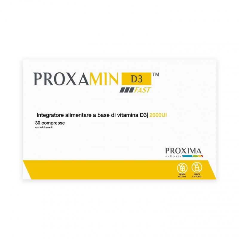 Proxamin D3 Fast 30 Compresse - Integratore di Vitamina D3