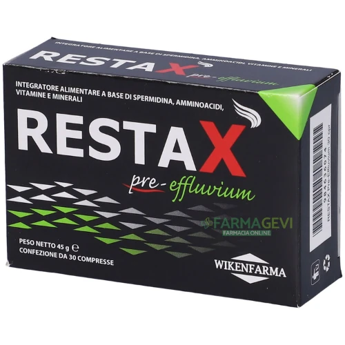 Restax Pre Effluvium 30 Compresse - Integratore Contro la Caduta dei Capelli