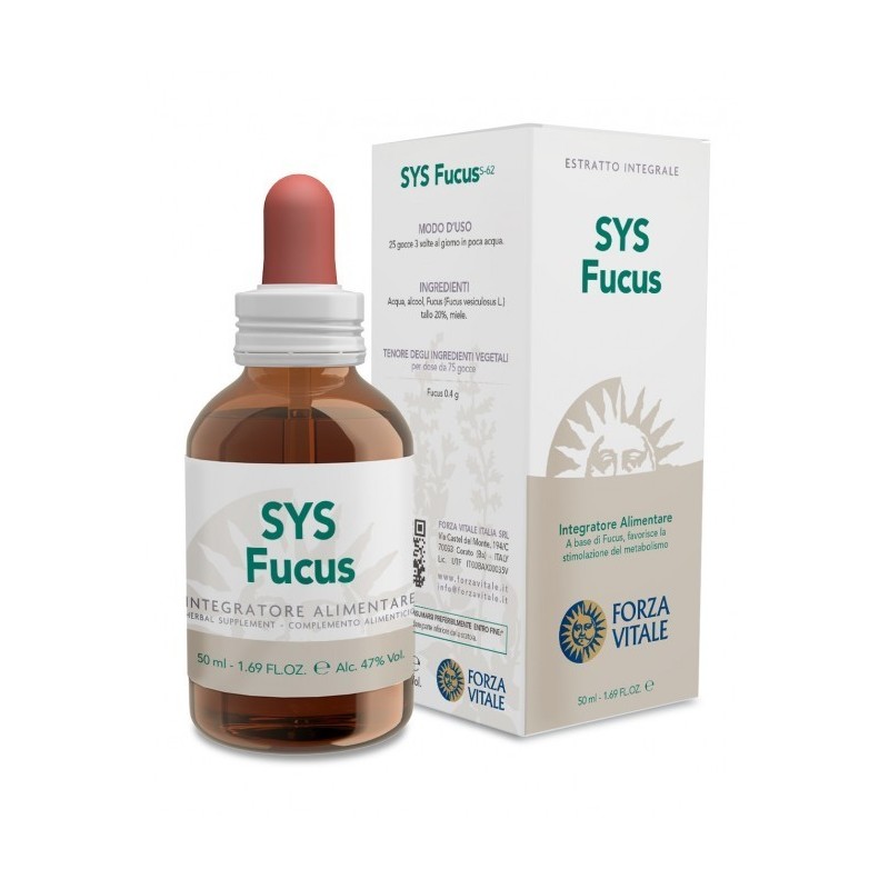 SYS Fucus Forza Vitale 50 ml - Integratore per il Metabolismo