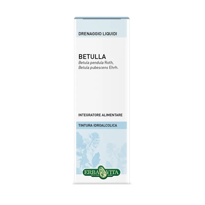 Tintura Idroalcolica di Betulla Erba Vita 50 ml - Integratore Drenante