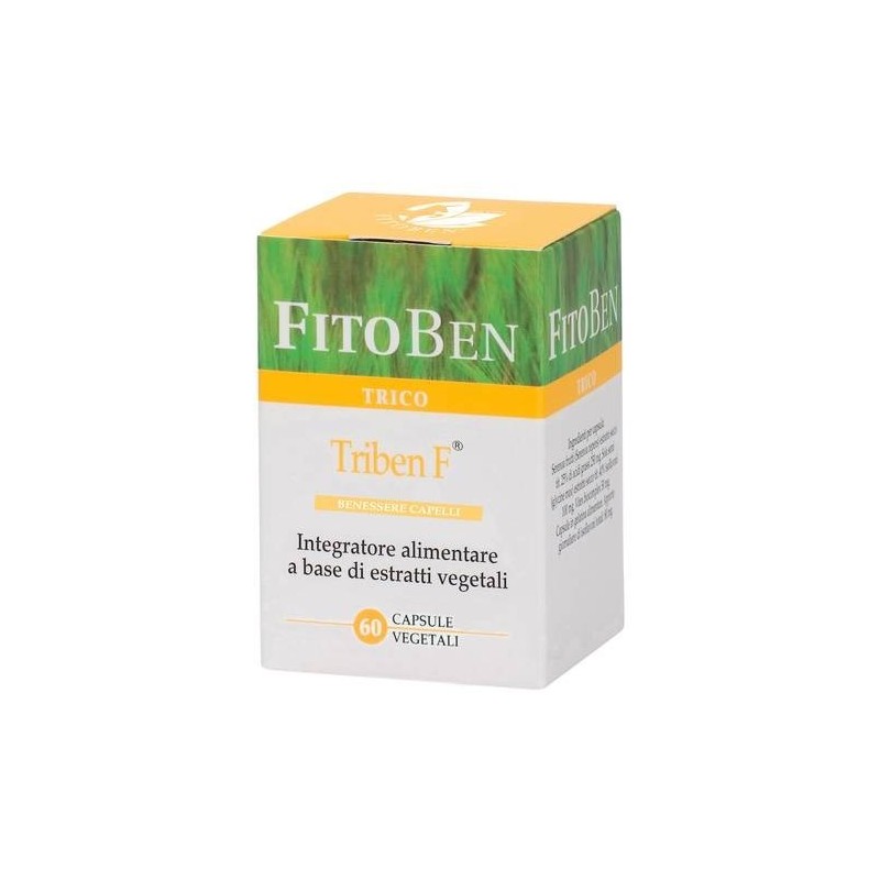 Triben F Fitoben 60 Capsule - Integratore per Capelli Sani e Forti
