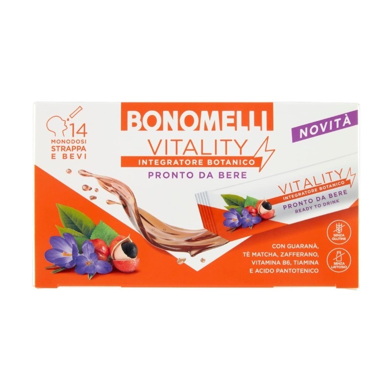 Bonomelli Vitality 14 Stick - Integratore contro Stanchezza e Affaticamento