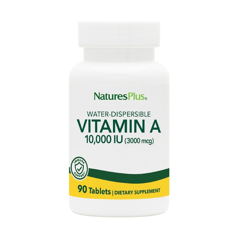 Vitamina A 10000 UI Natures Plus - Integratore per il Sistema Immunitario 90 Tavolette