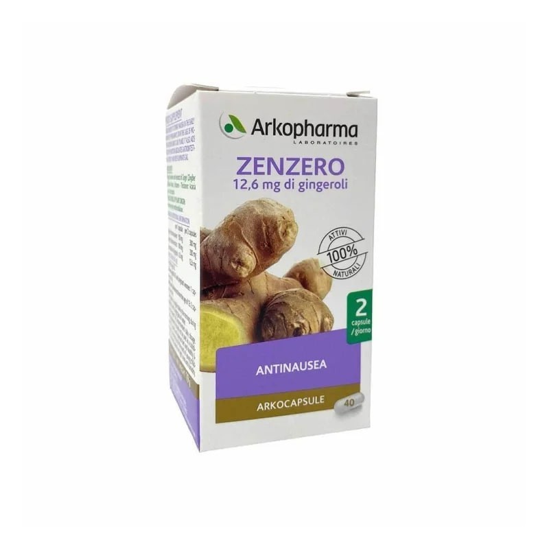 Zenzero Arkocapsule 40 Capsule - Integratore antinausea
