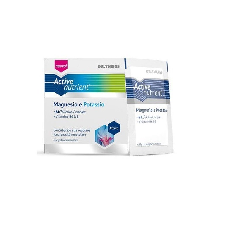 Active Nutrient Magnesio e Potassio 20 Buste Gusto Limone