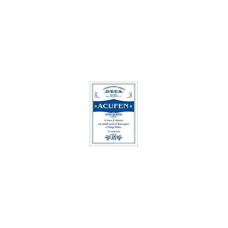 Acufen 14 Compresse - Integratore per Trofismo Microcircolo Cerebrale