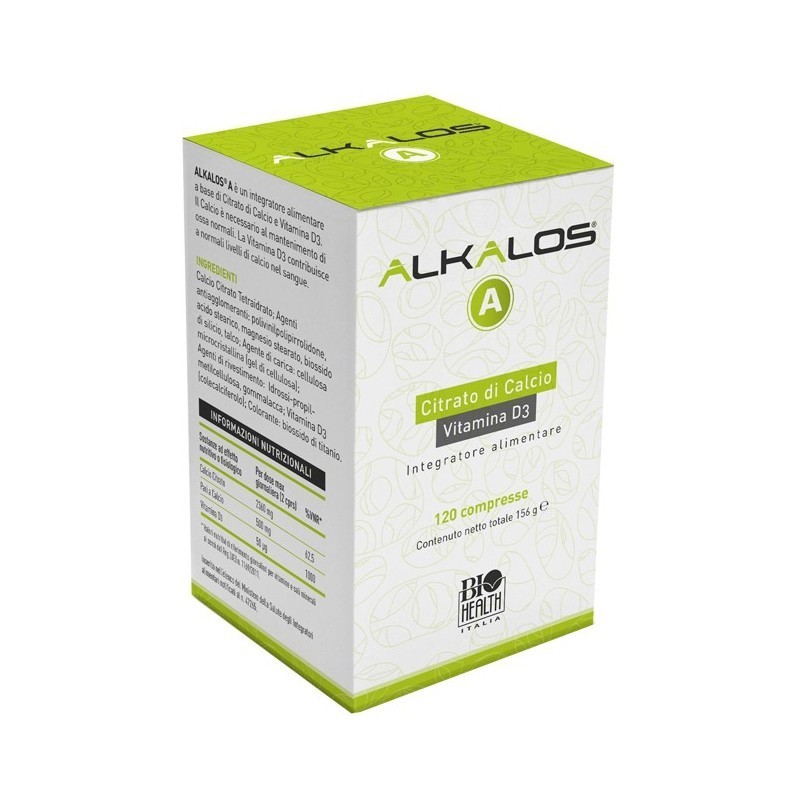 Alkalos A 120 Compresse - Integratore per Osteoporosi