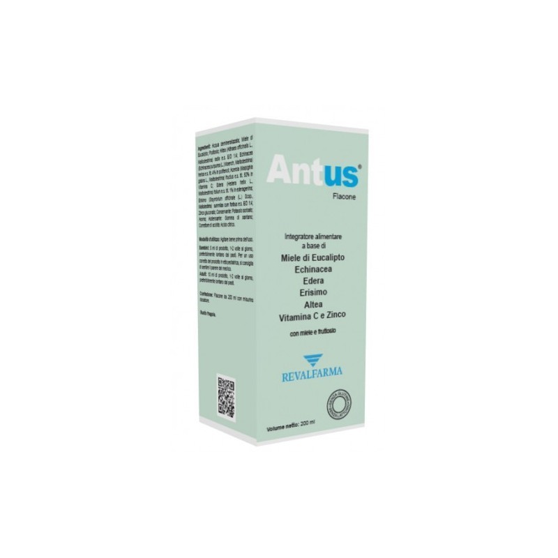 Antus Sciroppo 200 ml - Integratore per Funzionamento delle Vie Respiratorie