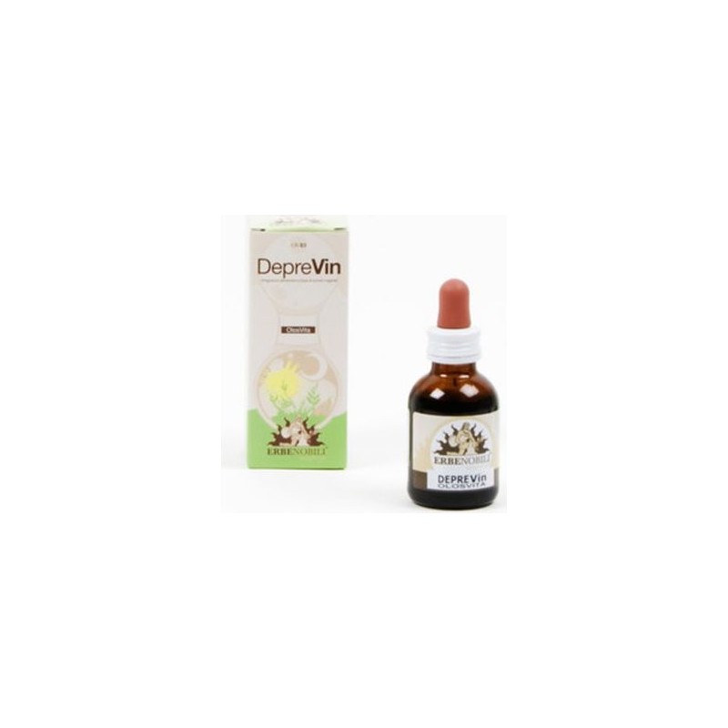 Deprevin Erbenobili Gocce 50 ml - Integratore per Umore, Stress, Spossatezza ed Apatia