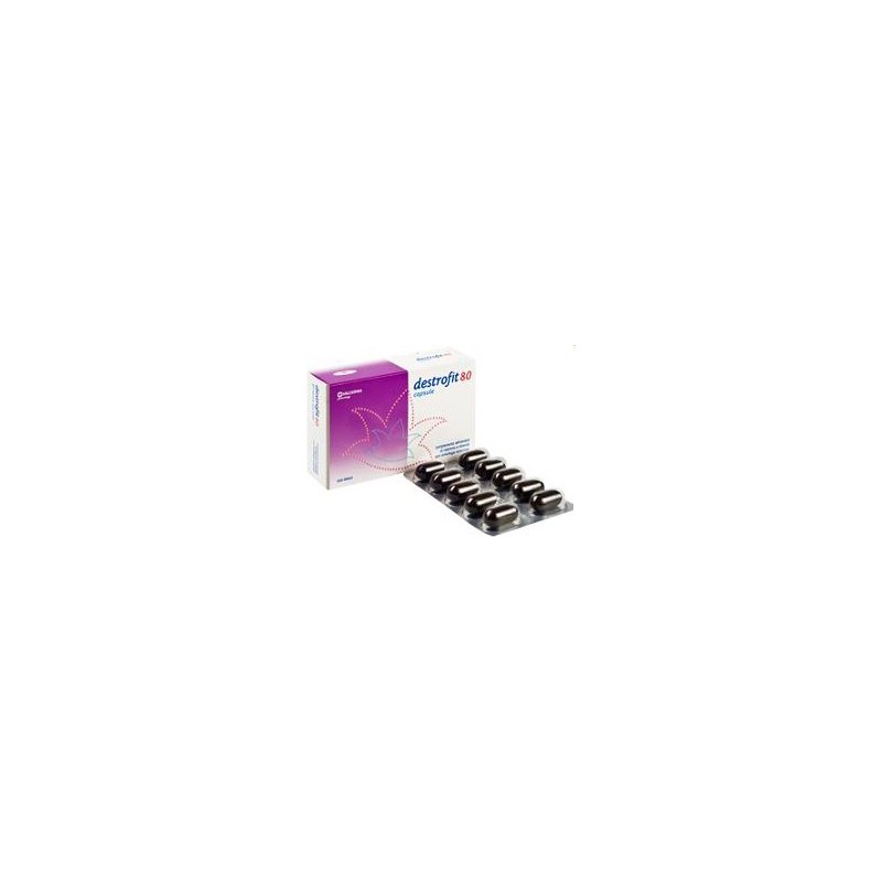 Destrofit 80 - 20 Capsule Integratore per Disturbi Menopausa