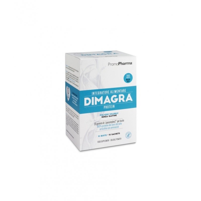 Dimagra Protein Vaniglia 10 Bustine - Integratore per Massa Muscolare