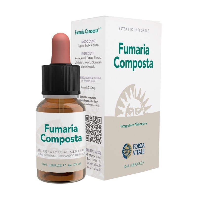 Fumaria Composta Ecosol 10 ml - Integratore per Rimozione del Calcare