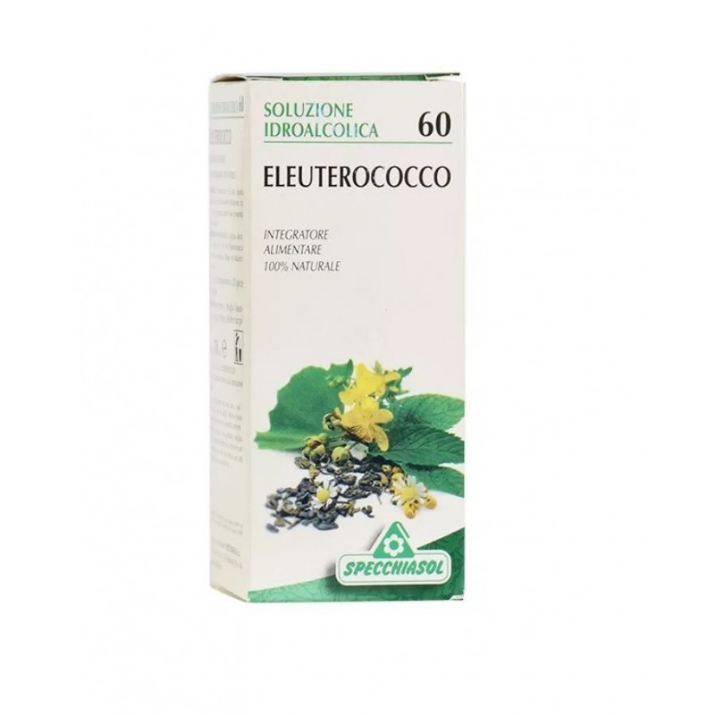 Eleutherococco Specchiasol Tintura Madre 50 ml - Integratore per Ansia e Stress