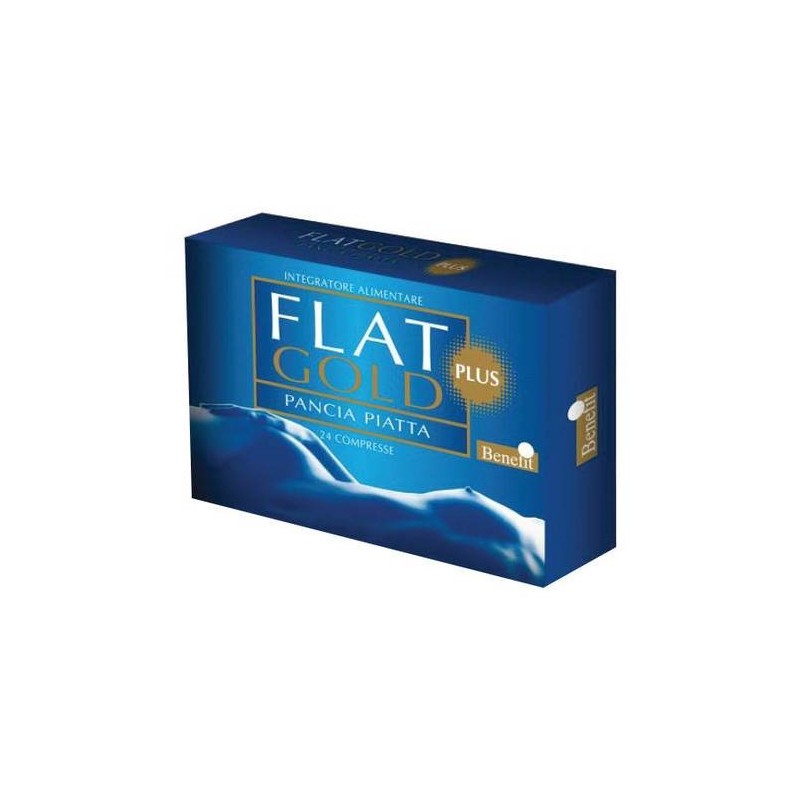 Flat Gold Plus 24 Compresse - Integratore per Pancia Piatta