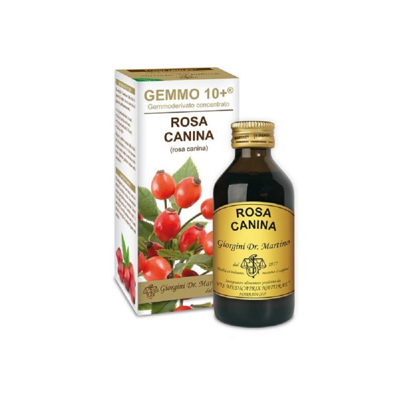 Gemmo 10+ Rosa Canina 100/500 ml - Integratore di Rosa Canina