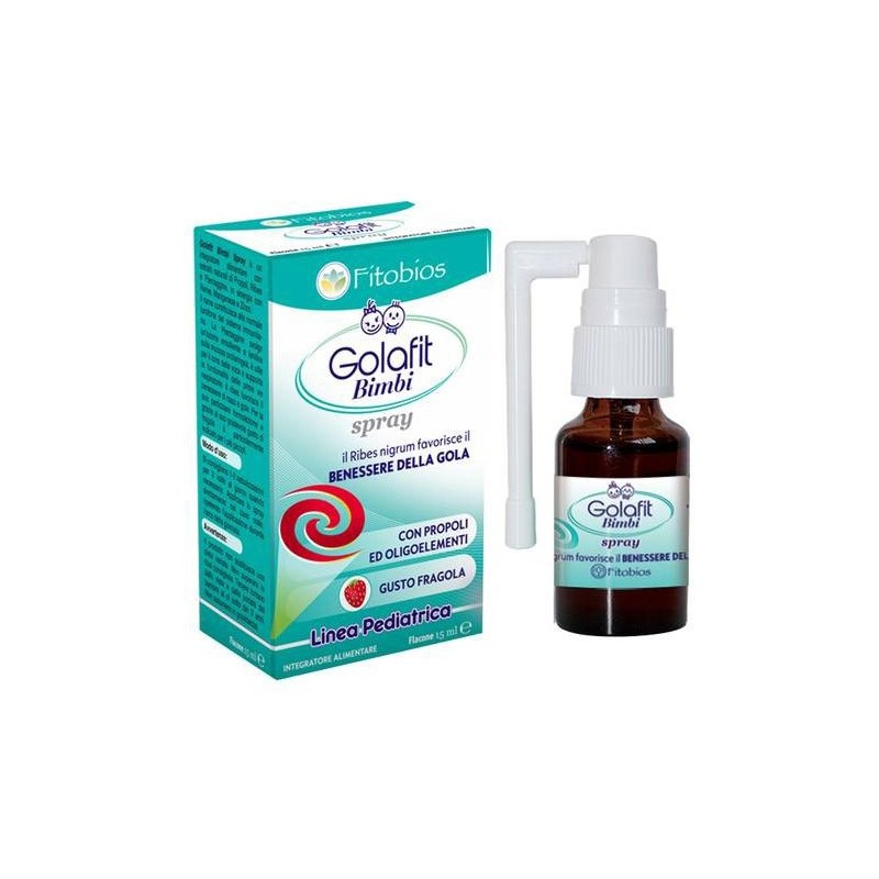Golafit Bimbi Spray da 15 ml - Integratore alimentare per la gola