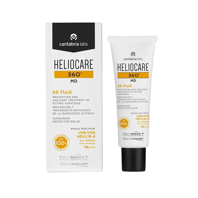 Heliocare 360° Md Ak fluid spf100+ protezione solare per cheratosi 50 ml