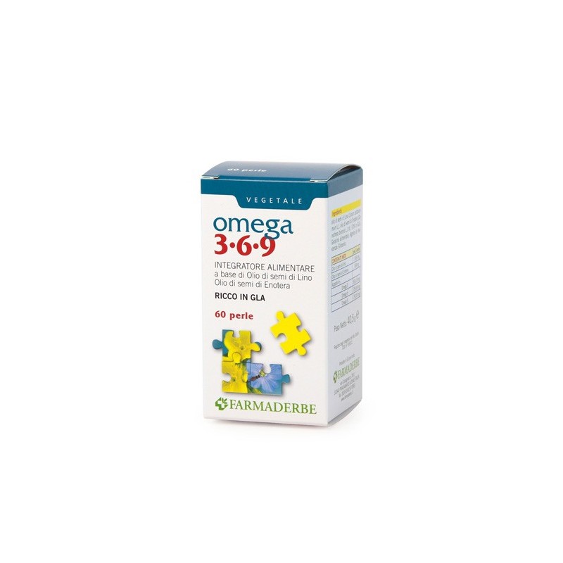 Omega 3-6-9 Farmaderbe 60 Perle - Integratore Antiossidante