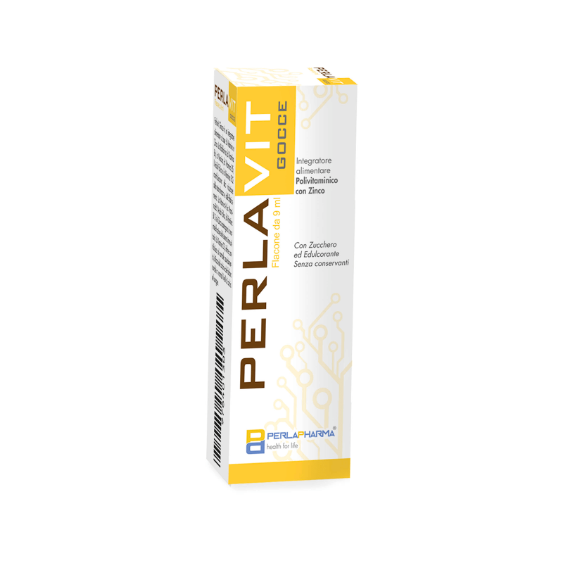 Perlavit Gocce 9 ml - Integratore Polivitaminico per Neonati