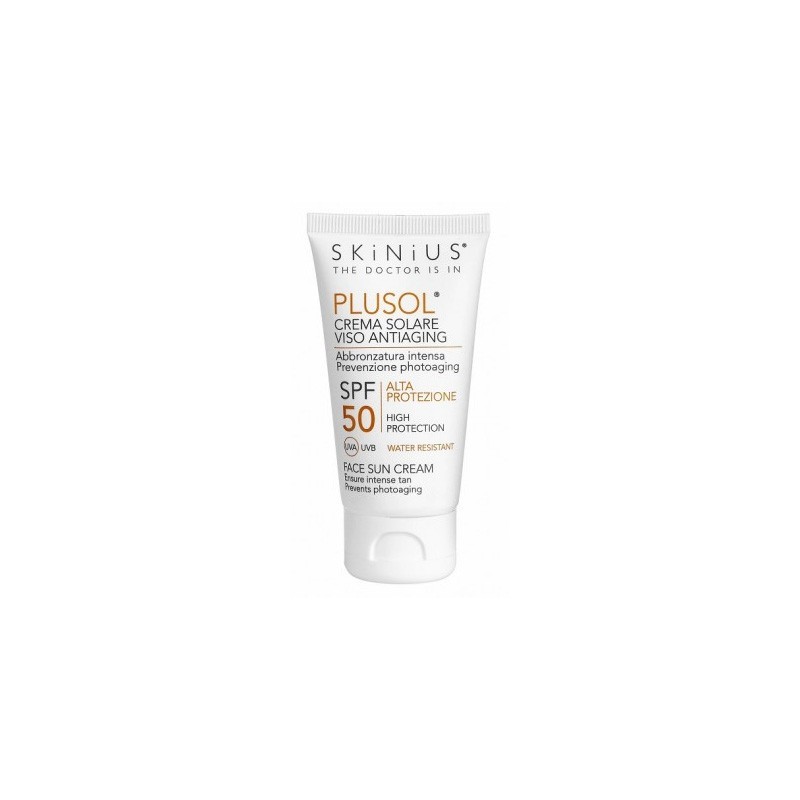 Plusol - Crema Solare viso anti-age Spf50 50Ml