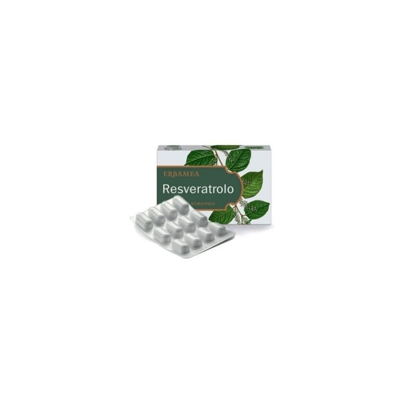 Resveratrolo Erbamea 24 Capsule - Integratore per Funzione Cardiovascolare