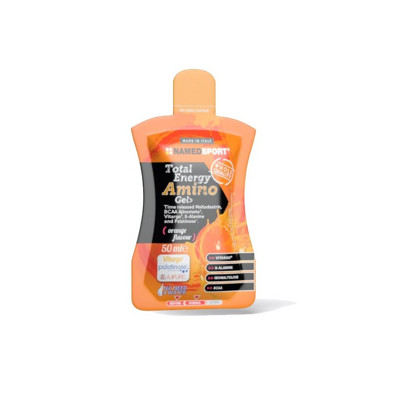 Total Energy Amino Gel Orange Flavour Named Sport 50 ml