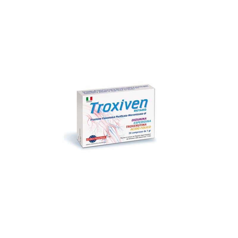 Troxiven Retard 20 Compresse - Integratore per Trofismo del Microcircolo
