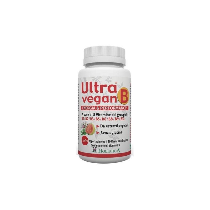 Ultra Vegan B 30 Compresse - Integratore per Tono ed Energia