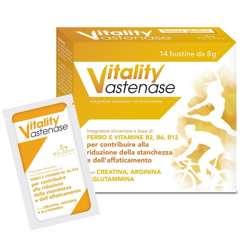 Vitality Astenase Agrumi 14 Bustine - Integratore Stanchezza ed Affaticamento