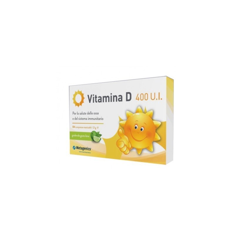 Metagenics Vitamina D 400 UI Gusto Limone - 84/168 Compresse