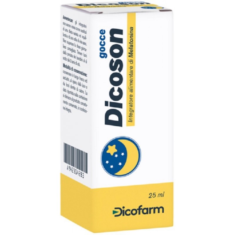 Dicoson Gocce 25 ml - Integratore Alimentare di Melatonina