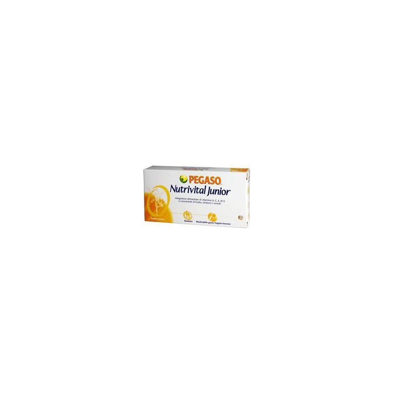 Nutrivital Junior Pegaso - 30 Compresse di Frutta e Verdura Concentrati