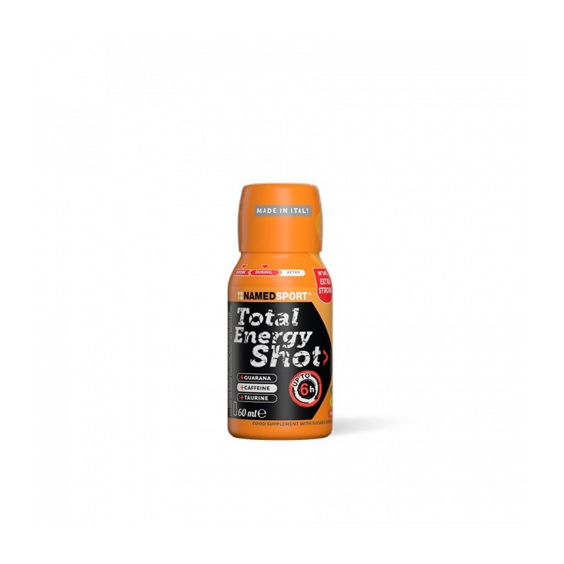 Total Energy Shot Named Sport Gusto Arancia 60 ml - Integratore con Caffeina