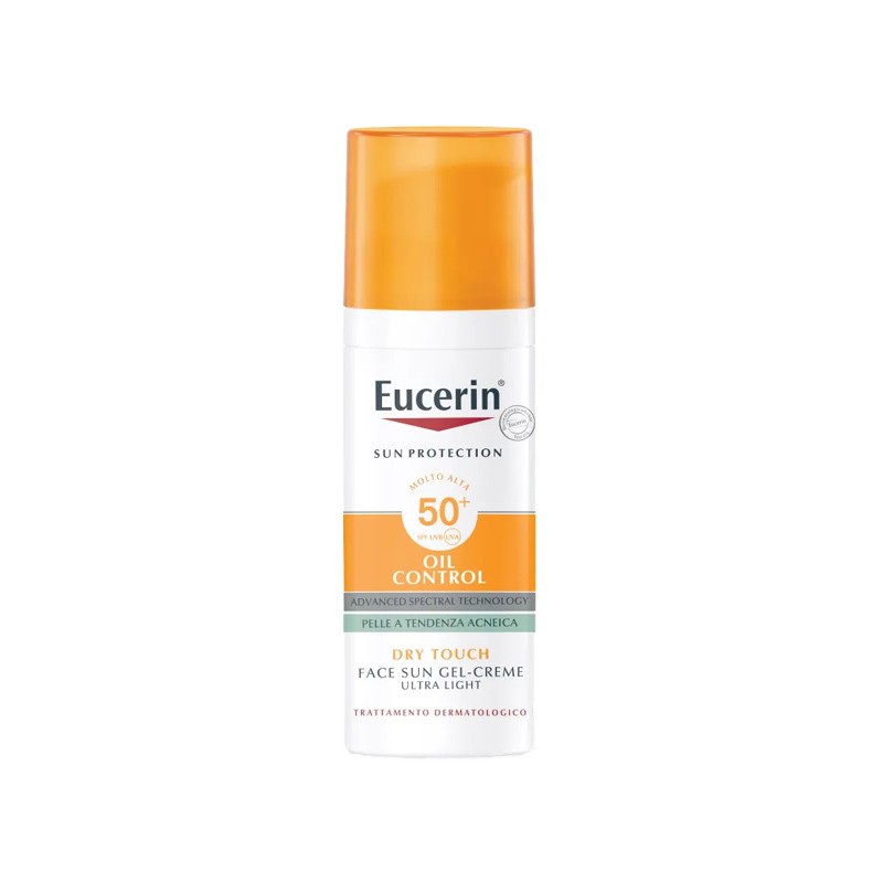 Eucerin Oil Control SPF 50 Solare Tocco Secco Viso - Protezione Alta 50 ml